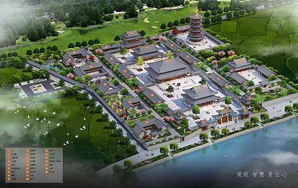 杭州知名的寺庙规划布局图电话多少匠心服务