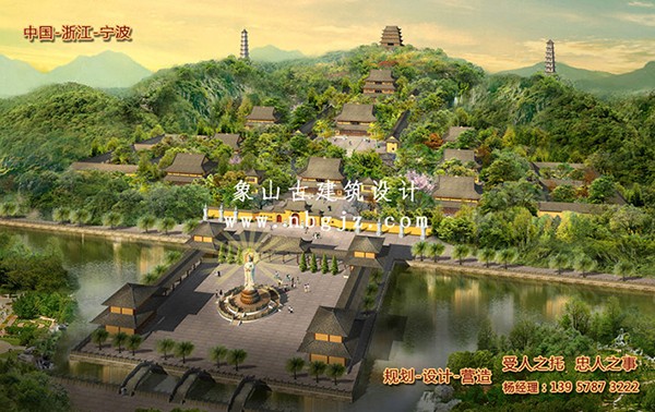 规模大的中国寺庙设计布局值得信赖  第12张