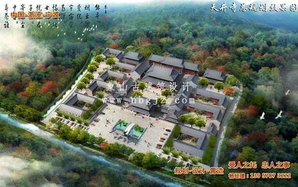 正规的中国寺庙设计布局定制  第9张